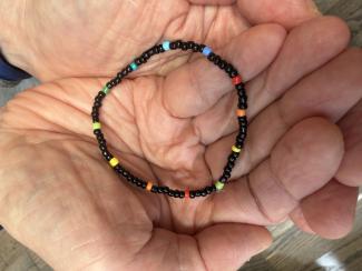 Palms cupping wristband