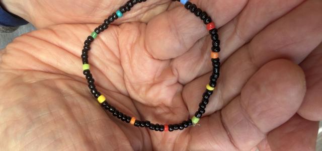 Palms cupping wristband